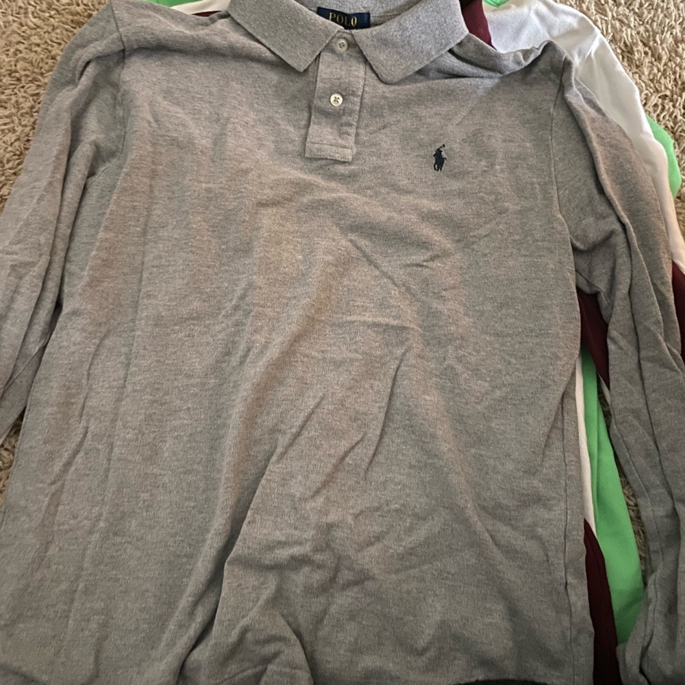 grey ralph lauren polo